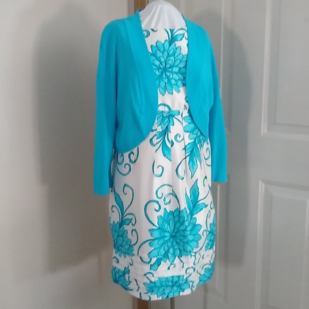 2 Peice Dress with Matching L/S Sweater